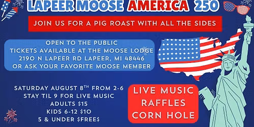 America 250 Community Pig Roast