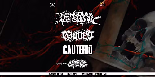 THE MODERN AGE SLAVERY + Crowdead + Cauterio + Catene \/ @ Damage Inc Live Club (Verona)