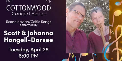Johanna and Scott Hongell-Darsee LIVE In Concert