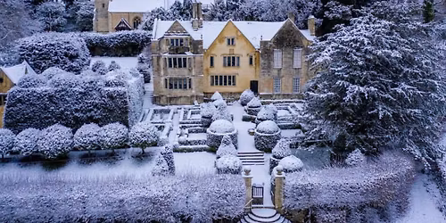 Christmas movie night at Owlpen Manor