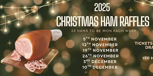 2025 Christmas Ham Raffles 