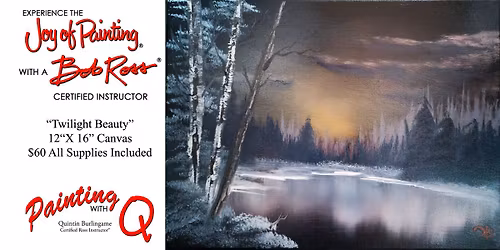 Bob Ross workshop - Twilight Beauty - Franklin