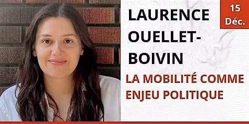 Midi humanitaire : Laurence Ouellet-Boivin