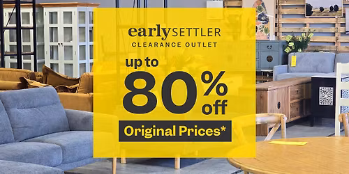 Early Settler Outlet Floor Stock Clearance