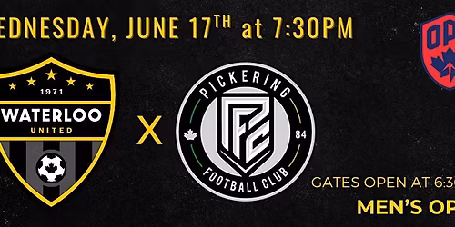 OPL2: Waterloo United Men vs Pickering FC Men
