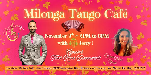 Milonga Tango Caf\u00e9 ~ Sunday Brunch Edition with DJ Jerry