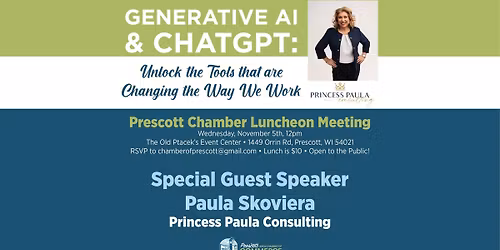 November Luncheon: Generative AI & ChatGPT:  Unlock the Tools That Are Changing the Way We Work