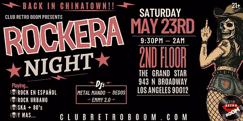 \u2605ROCKERA NIGHT\u2605 \u2014 Back in Chinatown!!