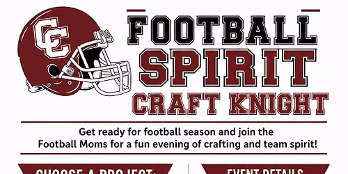 CCHS Football Spirit Craft Knight