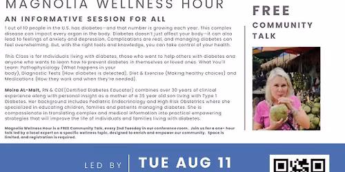 FREE Magnolia Wellness Hour: Understanding Diabetes