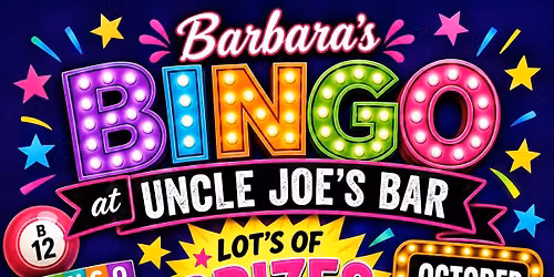 Bingo at Uncle Joe\u2019s Bar
