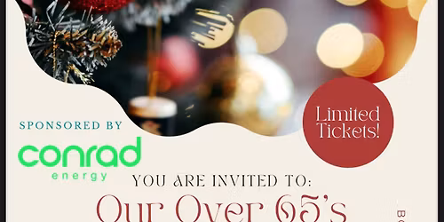 Free Over 65\u2019s Christmas Lunch