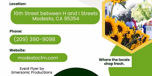 Fred McCarty Solo at Modesto Certified Farmers' Market