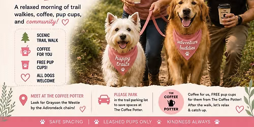 Coffee Potter Dog Community Hike