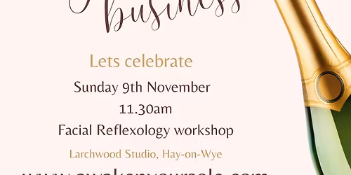 FREE FACIAL REFLEXOLOGY WORKSHOP
