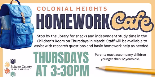 Homework Cafe at the Colonial Heights branch library