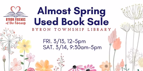 Almost Spring Used Book Sale
