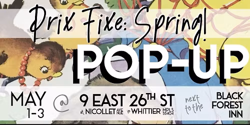 Prix Fixe Pop-up: Spring! (#8)