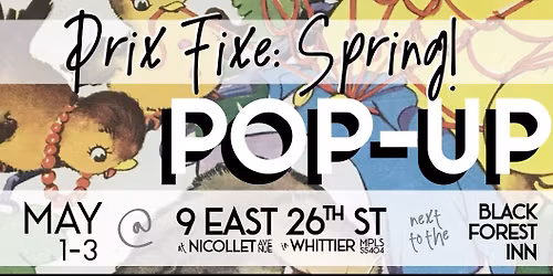 Prix Fixe Pop-up: Spring! (#8)