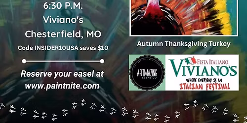 11\/21\/2025 Paint Nite at Viviano\u2019s in Chesterfield, MO