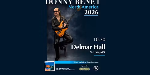 North America 2026 - Donny Ben\u00e9t at Delmar Hall