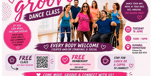FREE Opening All-Inclusive GROOVE dance class!