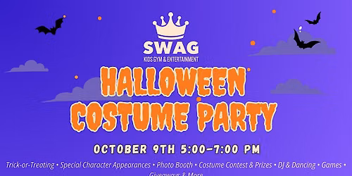 SWAG Kids Gym Halloween Costume Party