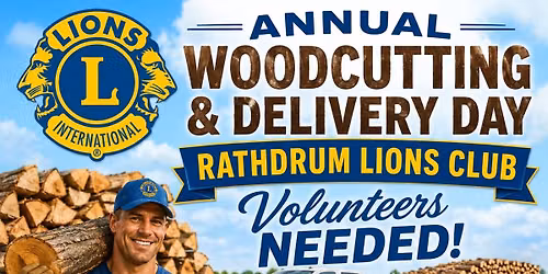 Annual Woodcutting & Delivery Day (Rathdrum Lions Club)