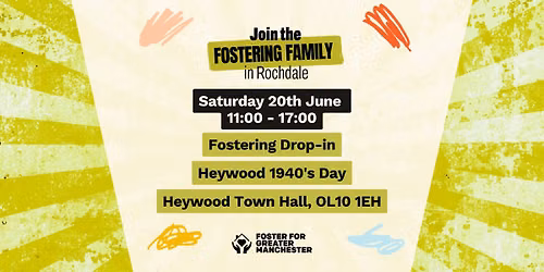 Rochdale Fostering Drop in at Heywood 1940's Day