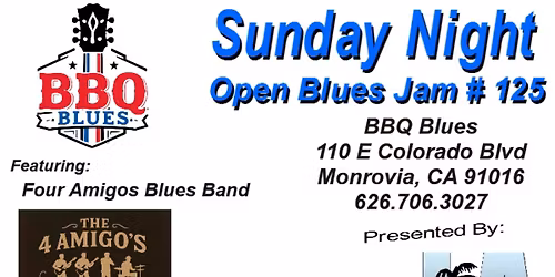 LABS Jam no 125 at BBQ Blues as part of First Sunday Blues Jam - May 3rd, 2026