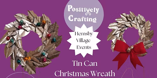 Tin Can Wreath Workshop 