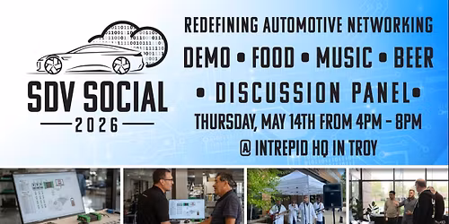 Free Networking Event - SDV Social 2026 - Intrepid Control Systems