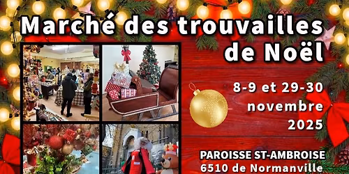 March\u00e9 des trouvailles 2025 (29-30 novembre) #MAMTL