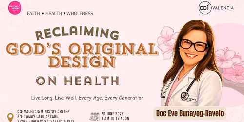 Reclaiming God\u2019s Original Design on Health