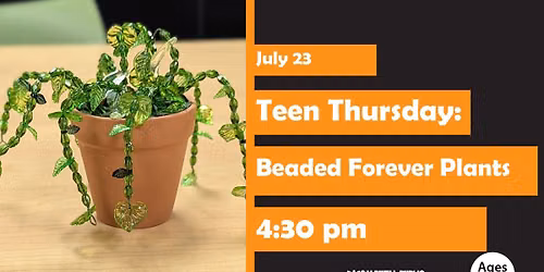 Teen Thursday: Beaded Forever Plants