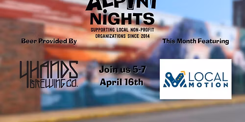 Al-Pint Night Supporting Local Motion!