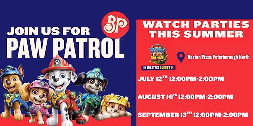 September Paw Patrol Watch Party