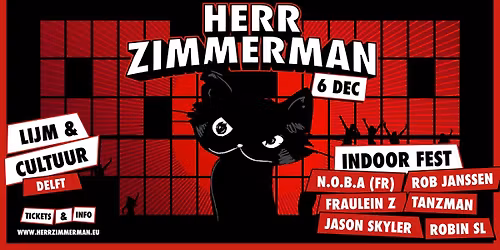 HERR ZIMMERMAN INDOOR FEST - SATURDAY 6 DECEMBER 2025