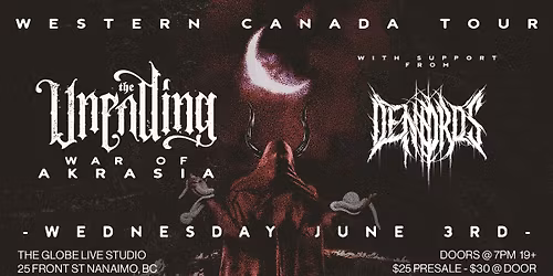 The Unending - Nanaimo, BC \/\/ w\/ Dendros