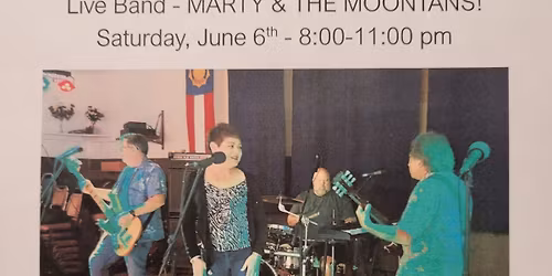 Live Band! Marty & the Moontans!