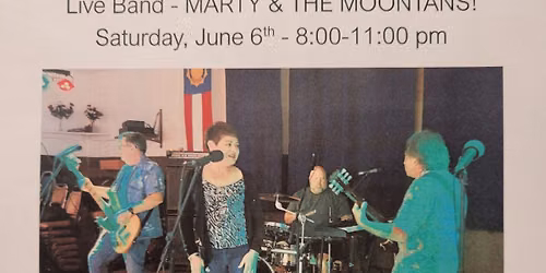 Live Band!  Marty & the Moontans!