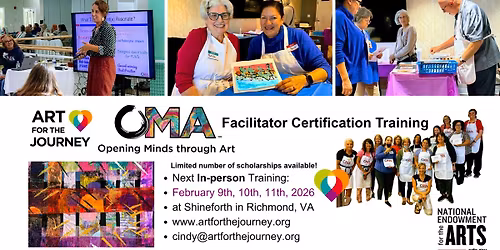 Art for the Journey's OMA Facilitator Certification Training
