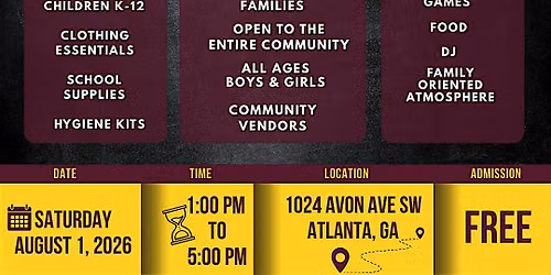POWER A.T.L 5th Annual Back-to-School Bash