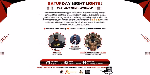 SATURDAY NIGHT LIGHTS! #SaturdayNightLeveledUp