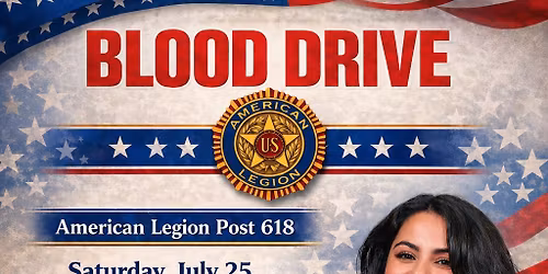 BLOOD DRIVE AT POST 618 WITH GULF COAST BLOOD