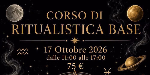 Corso di Ritualistica Base con Domina Eterea