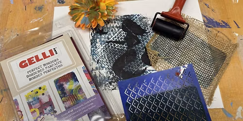 Family Printmaking Class with Gelli Plates