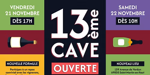13\u00e8me Cave Ouverte \u2013 \u00ab La Bonne Cave \u00bb Ets Martini\u00e8re