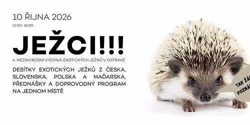 JE\u017dCI!!! | 4. mezin\u00e1rodn\u00ed v\u00fdstava exotick\u00fdch je\u017ek\u016f v Ostrav\u011b | 2026