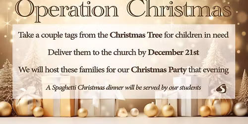 Operation Christmas & Church Christmas Party